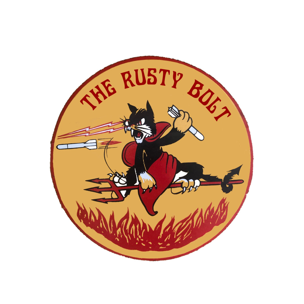 Rusty Bolt Sticker